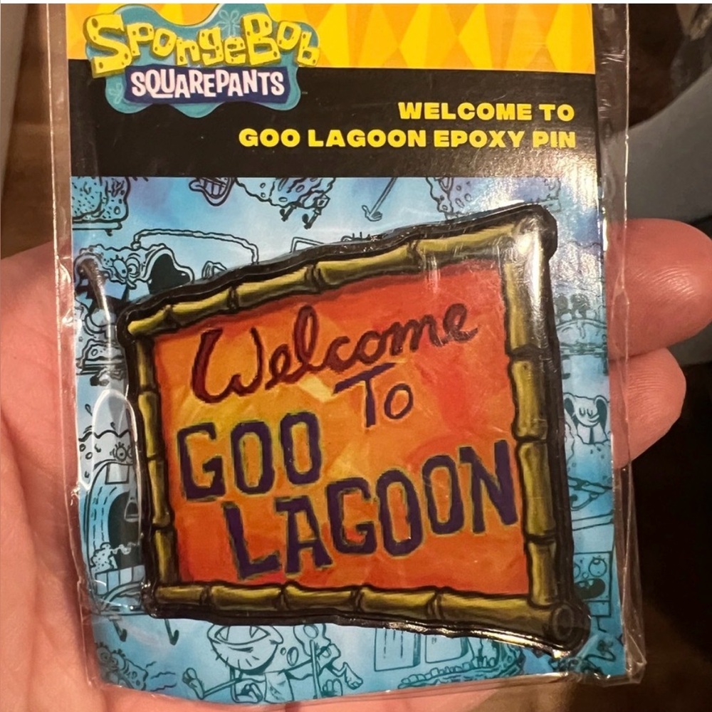 64. SpongeBob Goo Lagoon Epoxy Pin